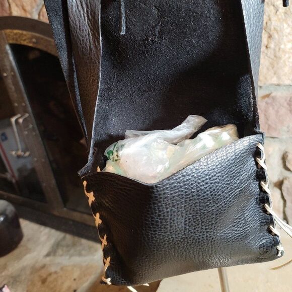 🔷️Genuine Bison Hide Crossbody Purse or Bag by Native Americans BNA12 - Picture 5 of 7